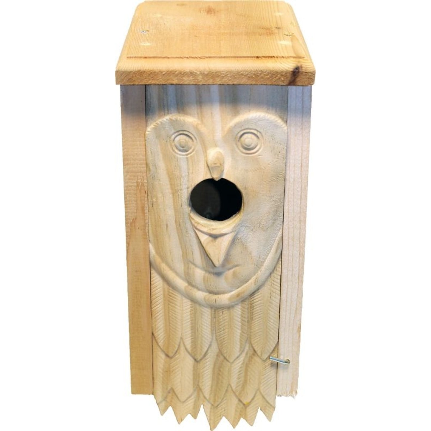 Welliver Carved Bluebird House Owl