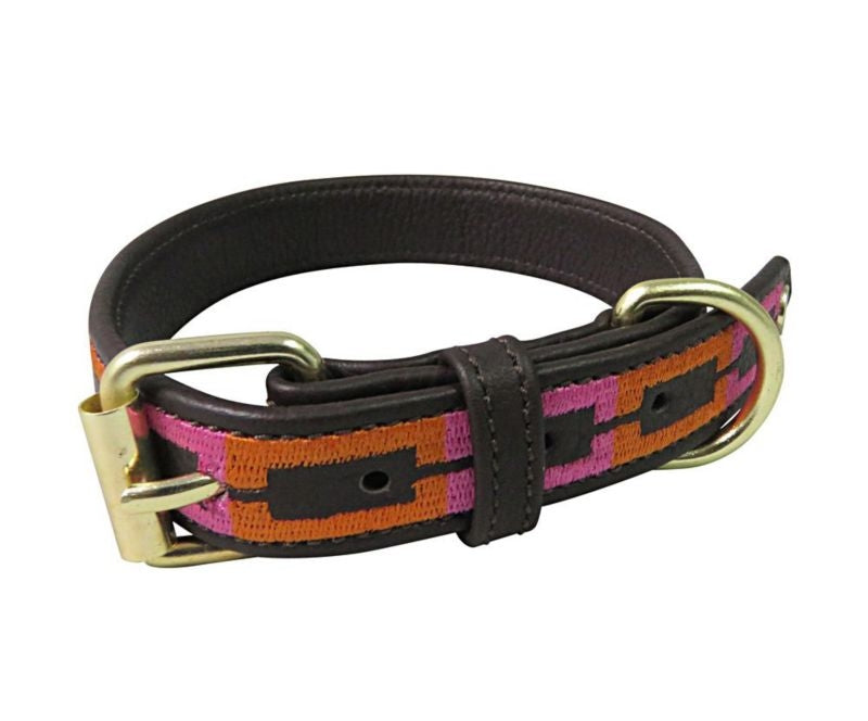 Halo Sam Leather Dog Collar