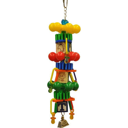 Happy Beaks Spin Tower Bird Toy