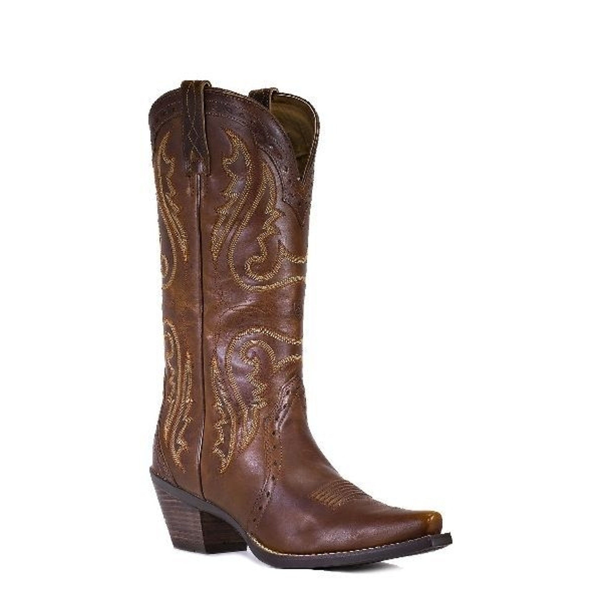 Ariat Womens Heritage Western X-Toe Boots - Caramel