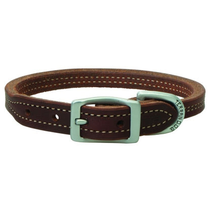 Weaver Terrain Dog Oiled Harness Leather Hybrid Collar