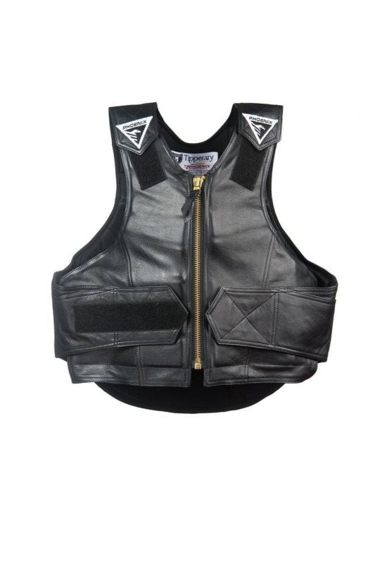 Phoenix Rough Rider Leather Protective Rodeo Vest– HorseLoverZ