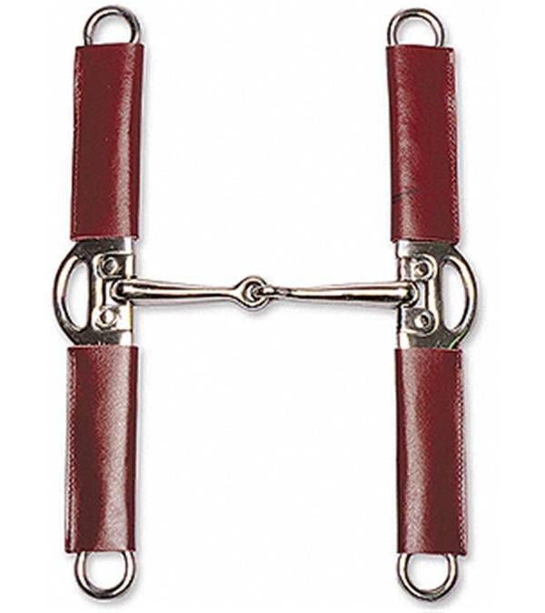 Jacks Leather Covered Cheek Elevator Bit