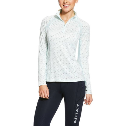 Ariat Ladies Sunstopper 2.0 1/4 Zip Baselayer Shirt