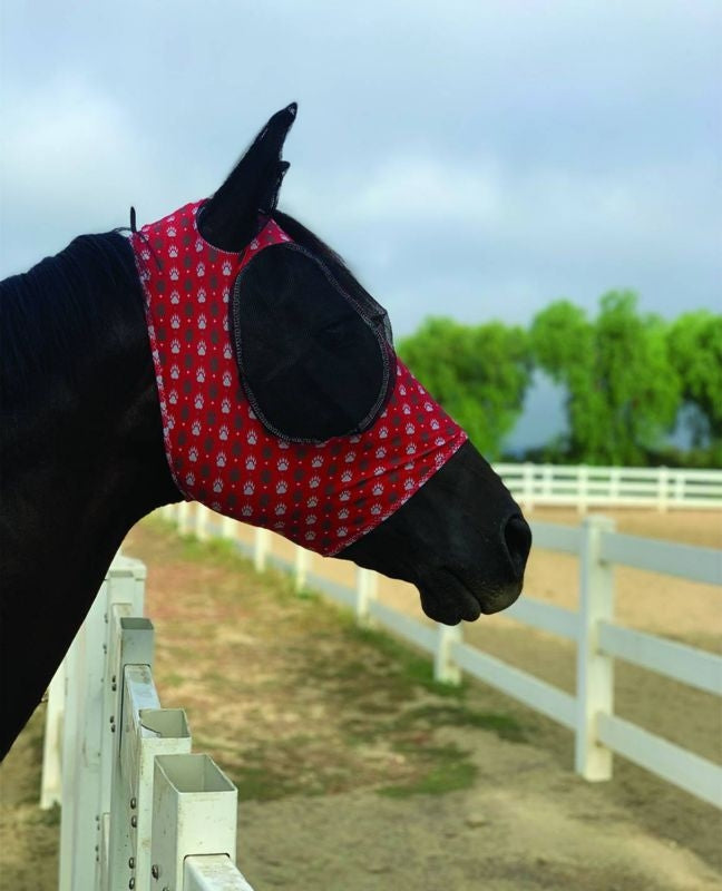 Prof Choice Comfort Fit Lycra Fly Mask - Prints