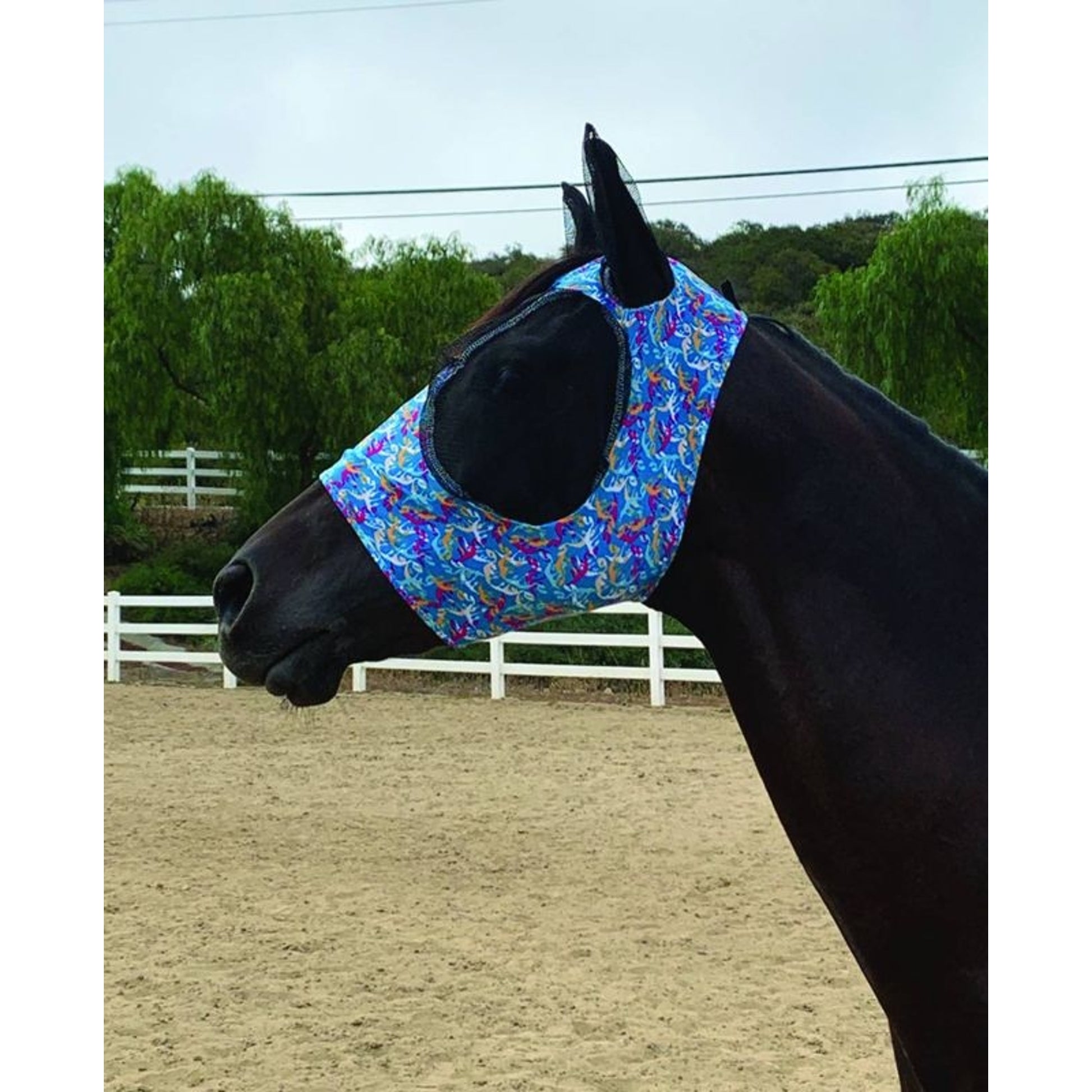 Prof Choice Comfort Fit Lycra Fly Mask - Prints