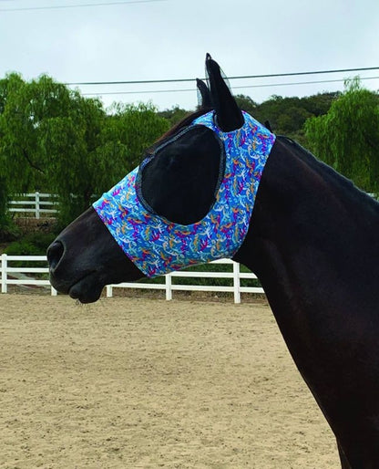 Prof Choice Comfort Fit Lycra Fly Mask - Prints