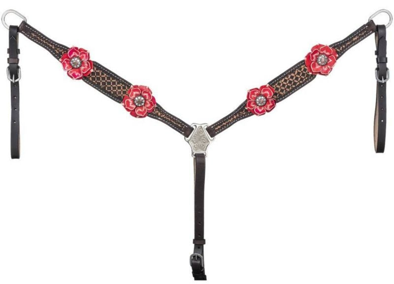 Tough1 3D Zinnia Flower Breast Collar