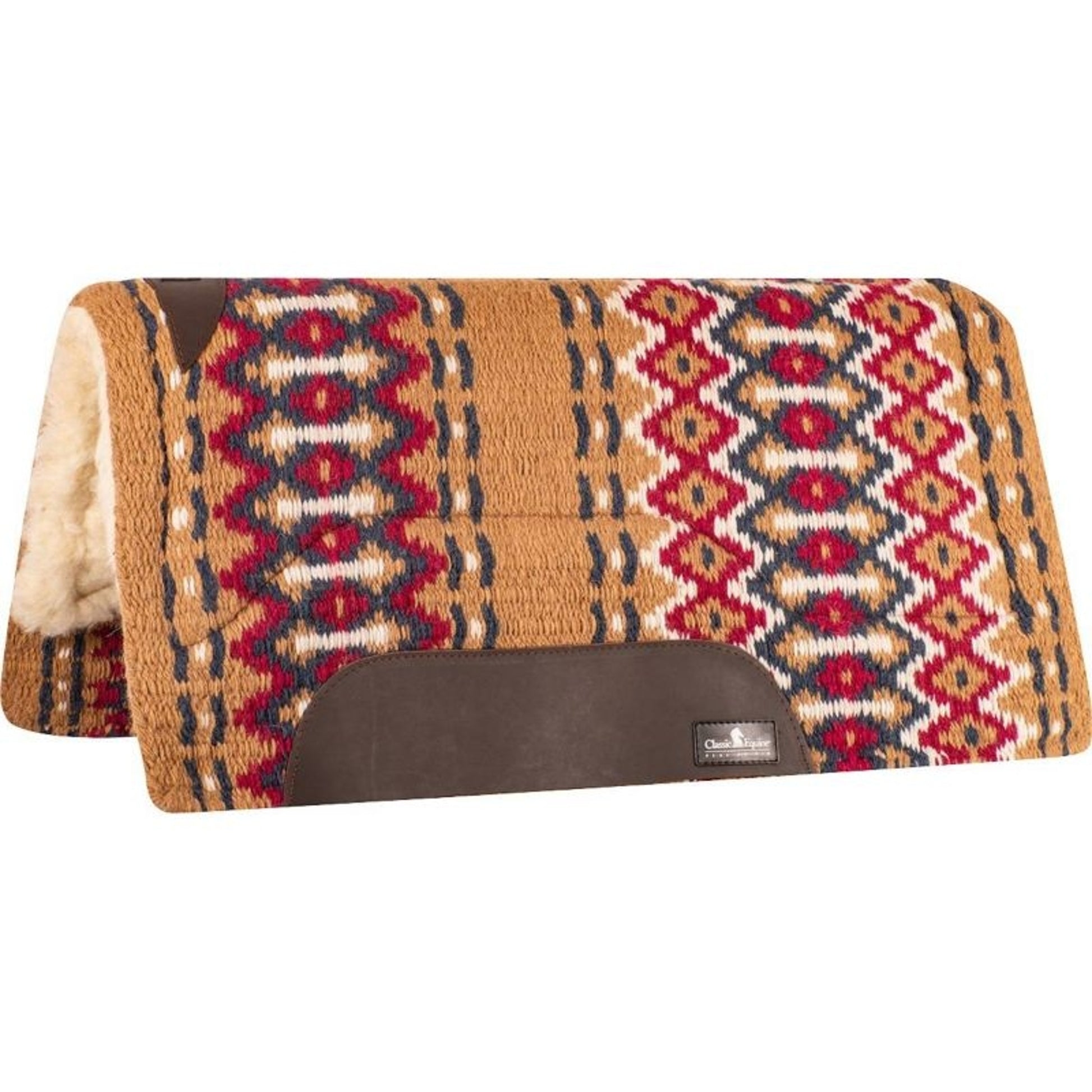 Classic Equine Sensorflex Wool Straight Top Saddle Pad - 3/4" Thick