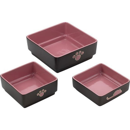 Four Square Dog Dish