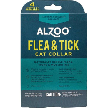 Alzoo Plant Based Flea & Tick Cat Collar