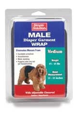 Simple Solution Dog Diaper Garment Wrap