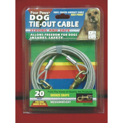 Medium Weight Tie Out Cable For Dogs