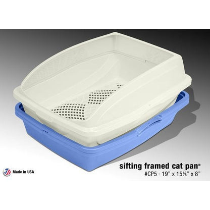 Sifting Cat Litter Pan With Frame