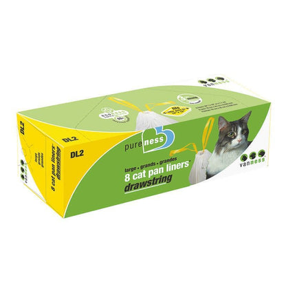 Drawstring Cat Litter Pan Liners