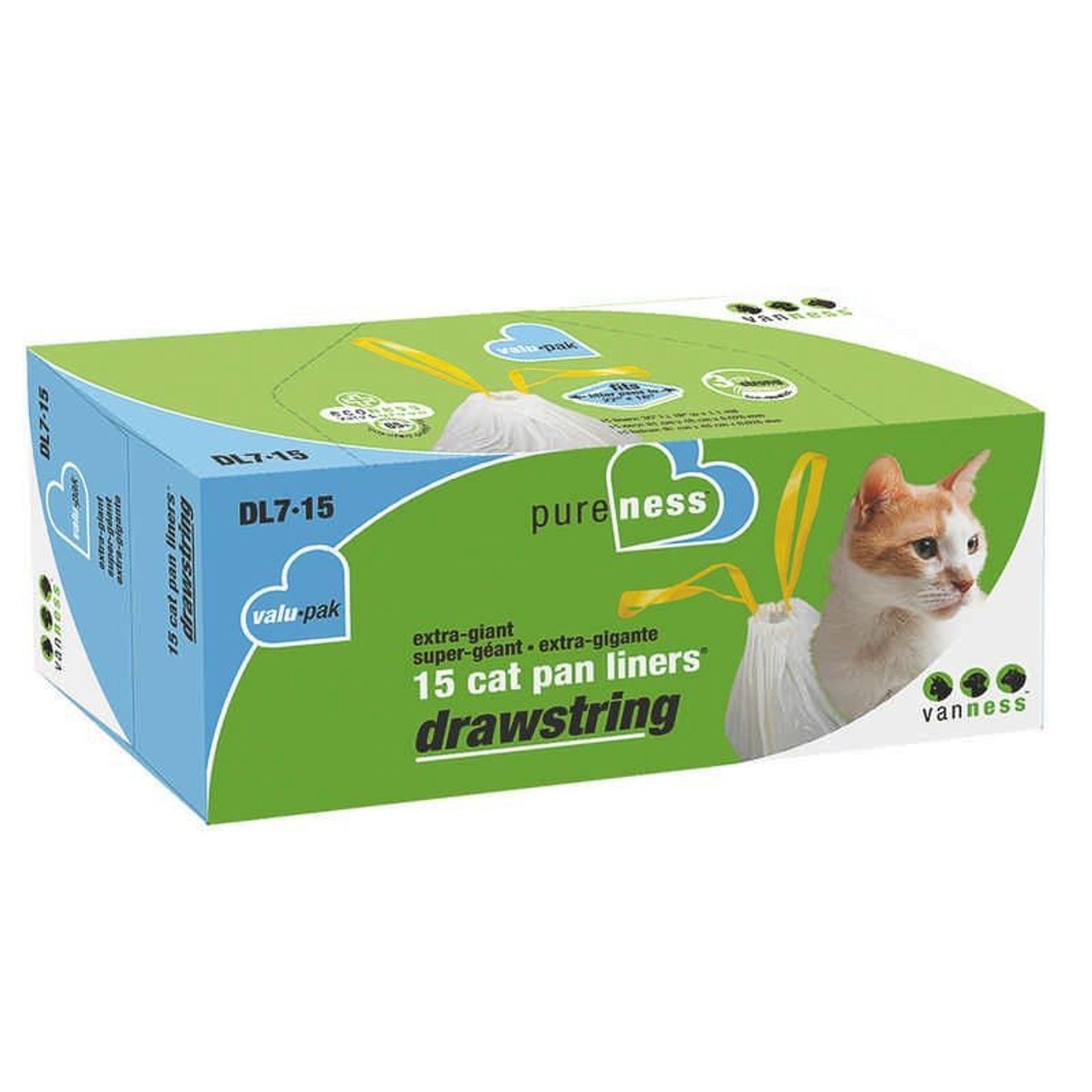 Drawstring Cat Litter Pan Liners