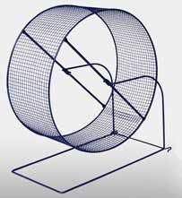 Hamster/Gerbil Wire Wheel