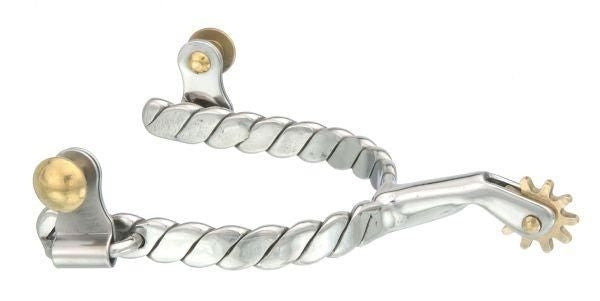 Kelly Silver Star Rope Design Spurs