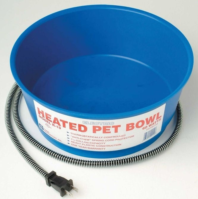 Farm Innovators Heated Round Pet Bowl