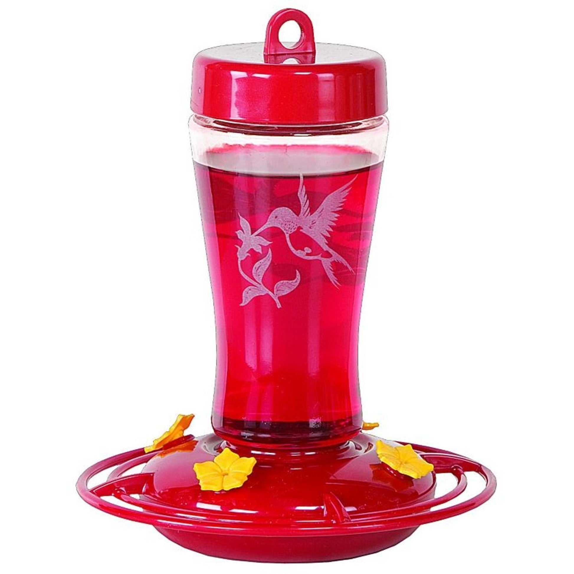 Glass Hummingbird Feeder