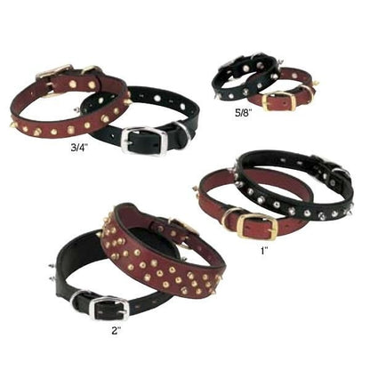 Weaver Spike's Doubled and Stitched Leather Collar