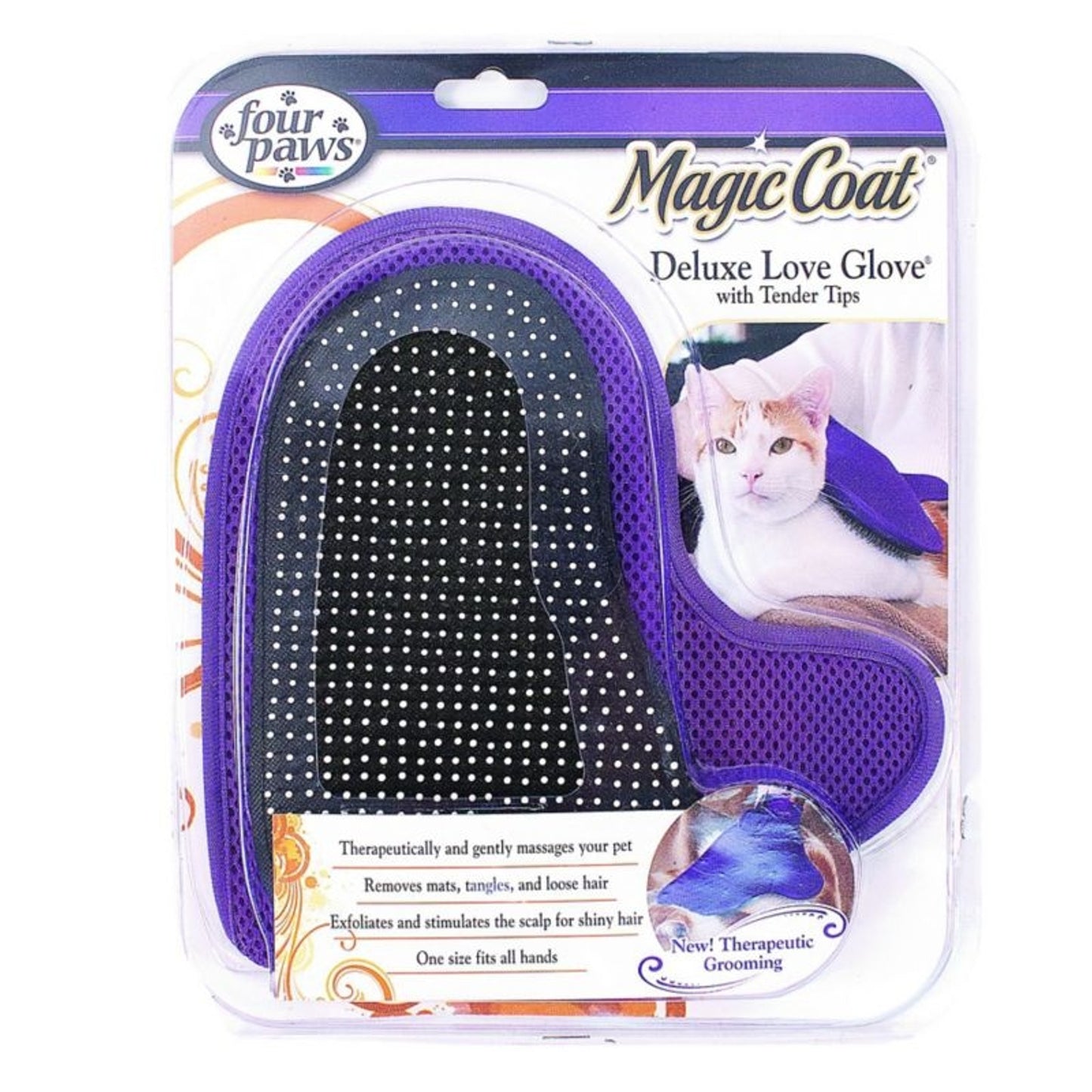 Four Paws Magic Coat Tender Tip Deluxe Love Glove For Cats