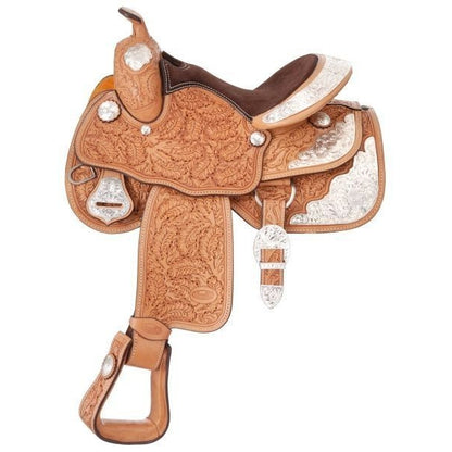 Silver Royal Youth Royal Oak Silver Show Saddle