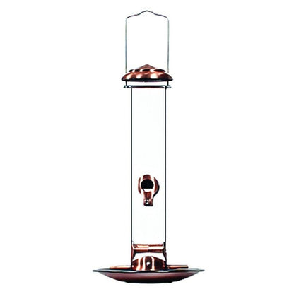 Audubon Copper Tube Feeder with Tray