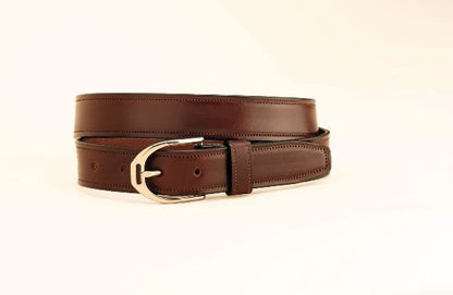 Tory Leather Leather Belt with English Stirrup Buckle