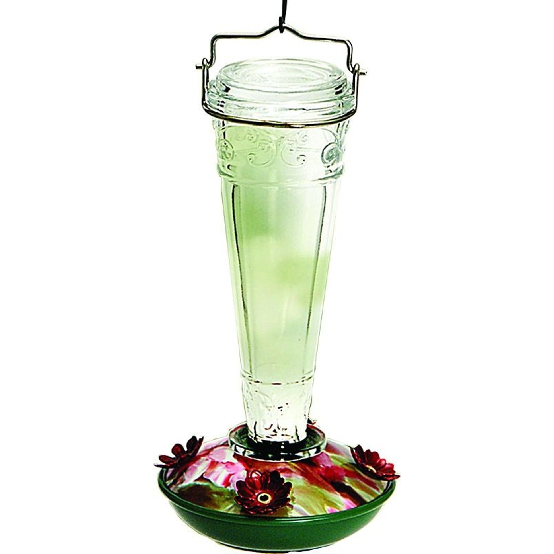 Audubon Decorative Glass Hummingbird Feeder