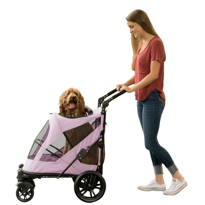 Pet Gear Excursion No Zip Pet Stroller Platinum