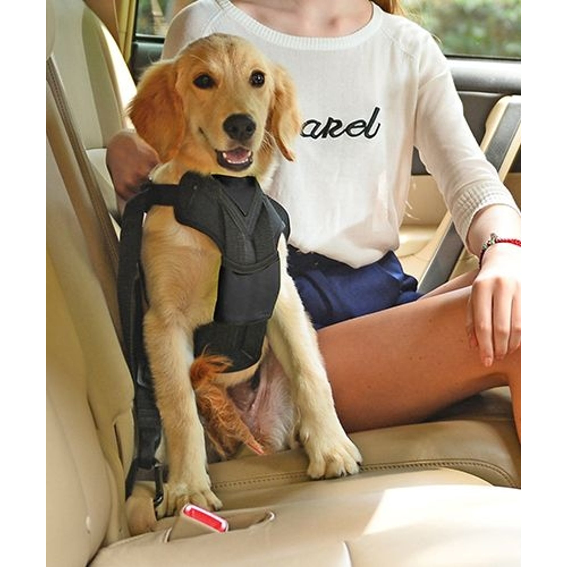 Pet Life Road-To-Safety Dog Car Harness XS Black