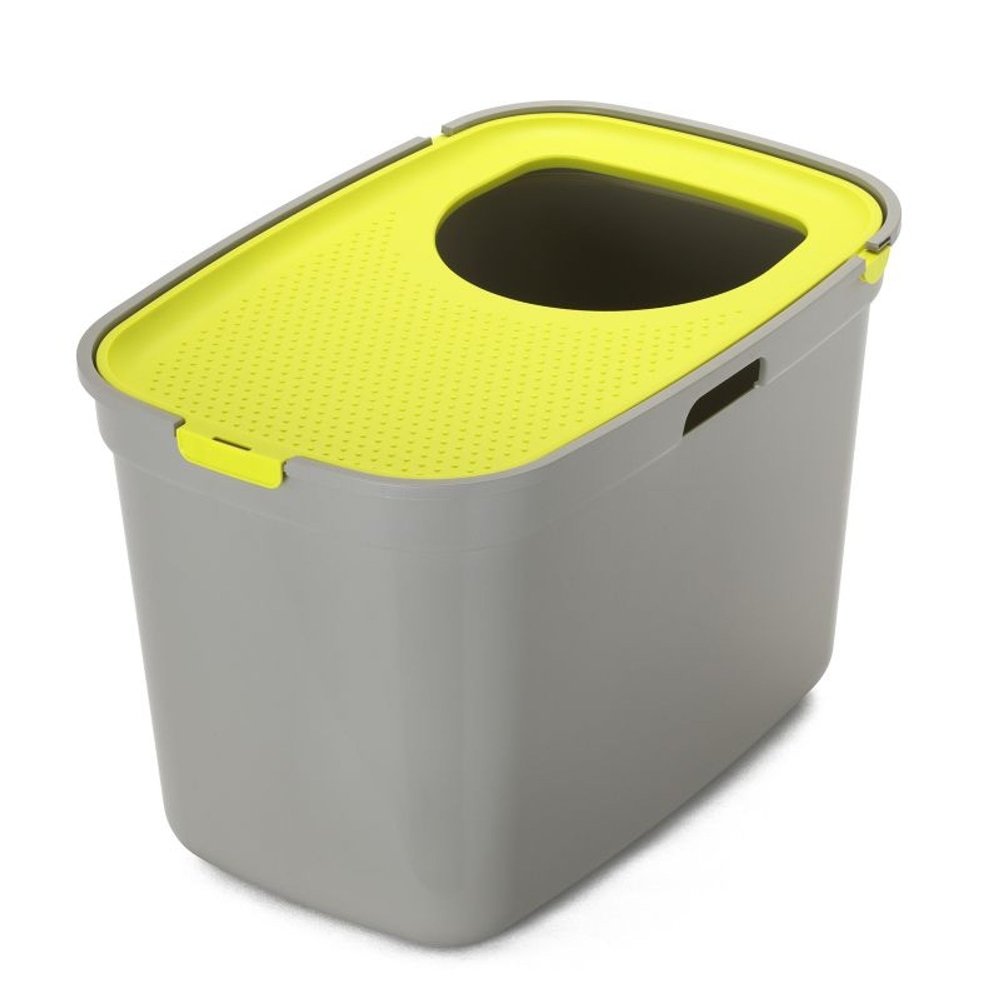 Moderna Top Cat Litter Box Gray/Lemon