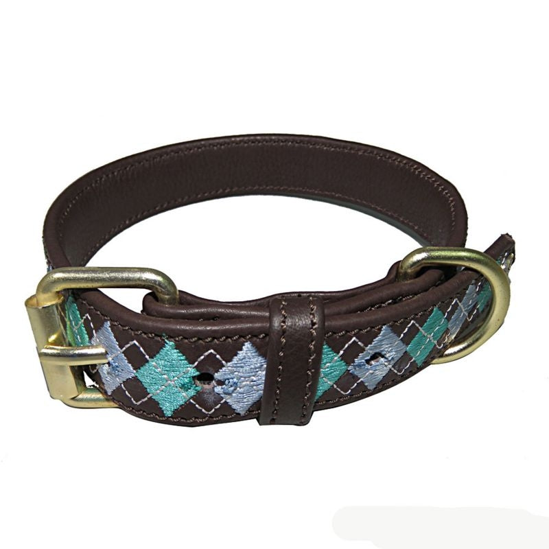 Halo Buffy Leather Dog Collar