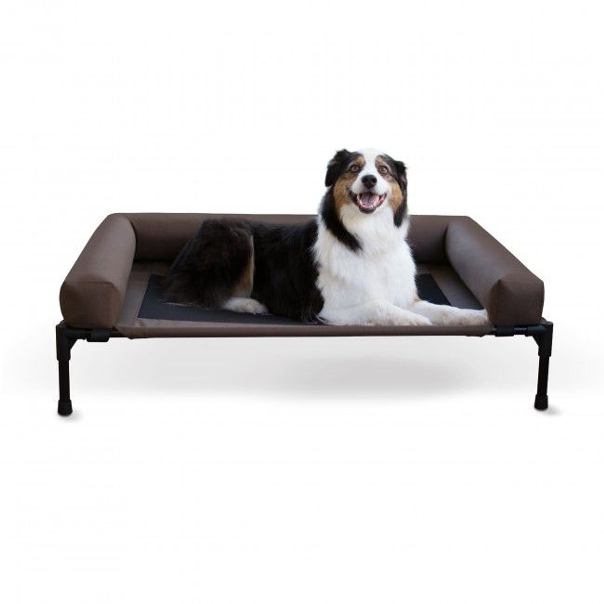 KH Mfg Chocolate Original Bolster Pet Cot Large