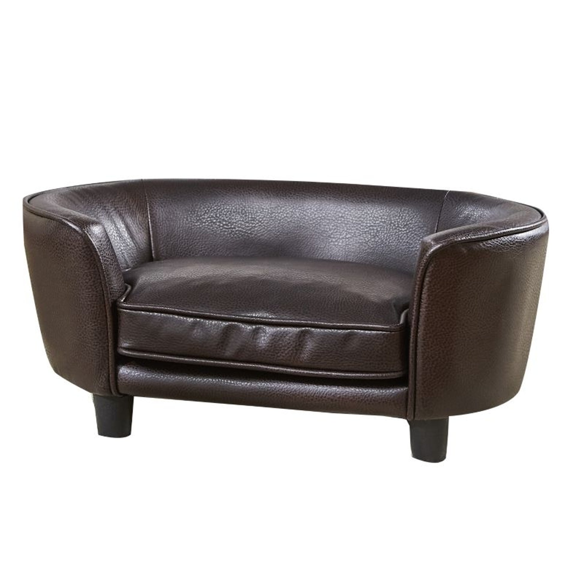 Enchanted Home Pet Coco Pebble Brown Pet Sofa