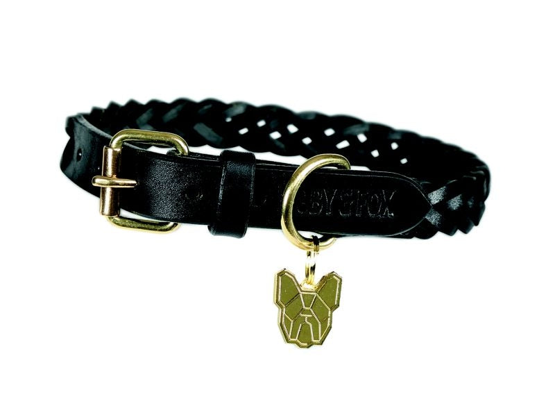 Shires Digby & Fox Plaited Dog Collar