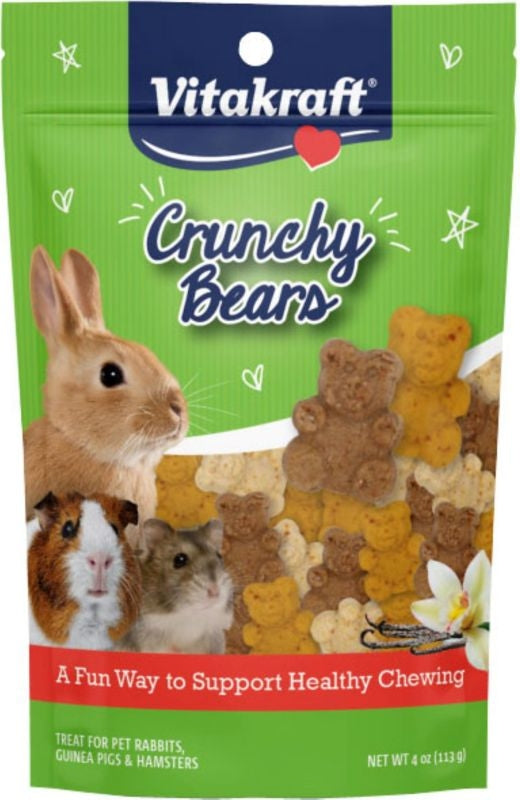 VITAKRAFT CRUNCHY BEARS SMALL ANIMAL TREATS