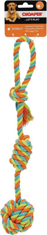 CHOMPER ROPE FIST TUG DOG TOY