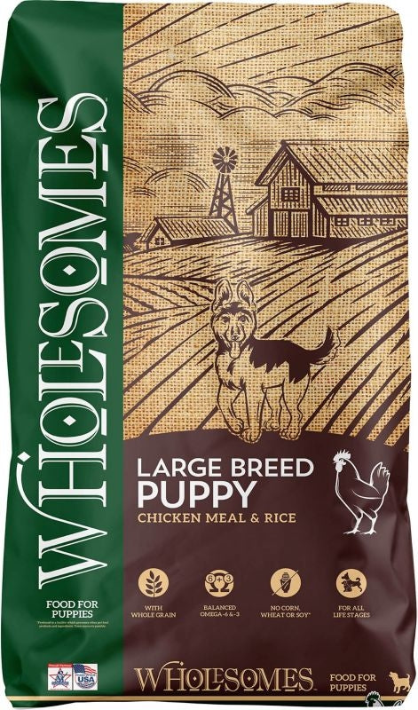 WHOLESOMES LARGE BREED PUPPY FOOD