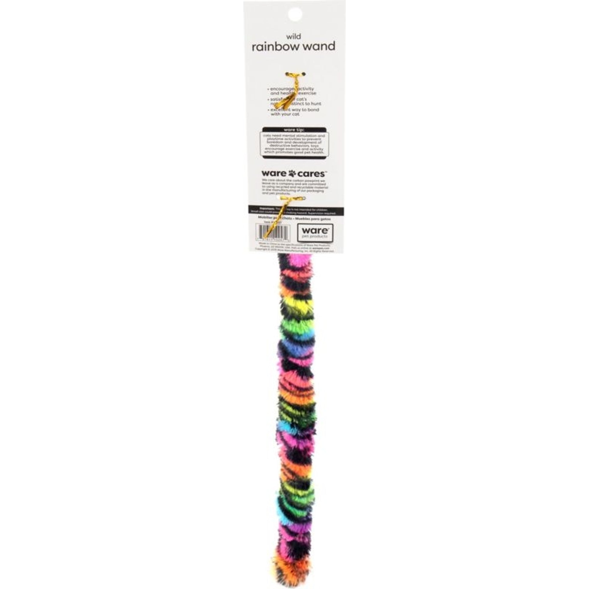 WILD RAINBOW WAND CAT TOY