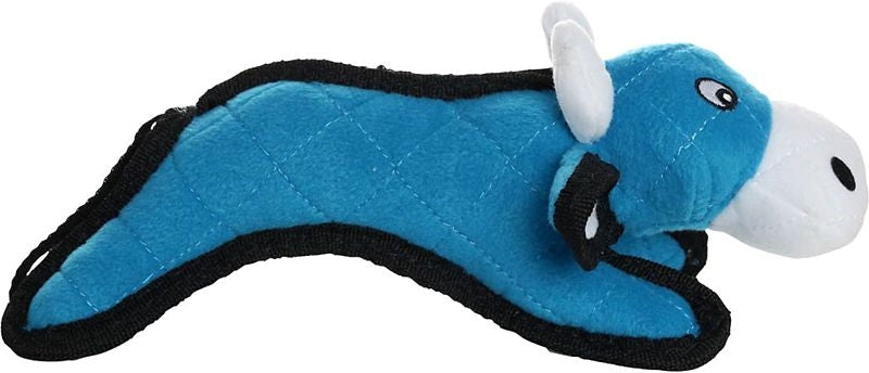 TUFFY JR BARN YARD COW DURABLE SOFT DOG TOY
