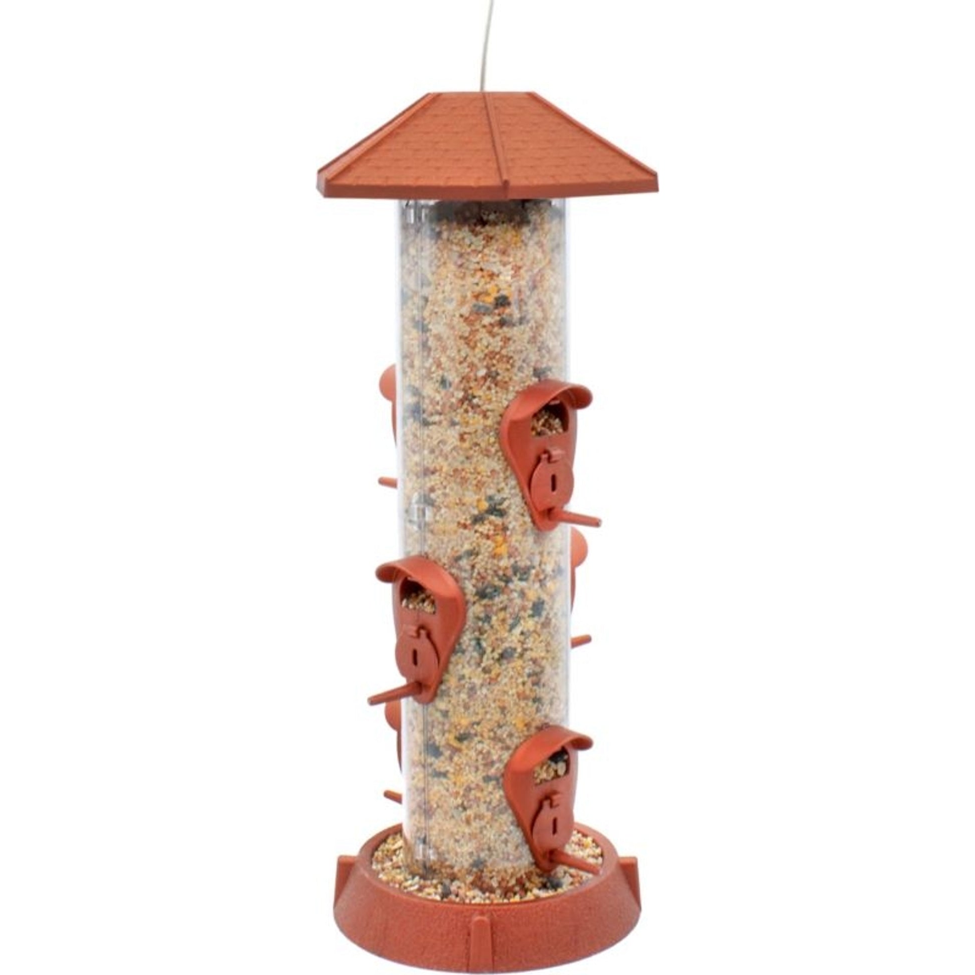 VILLAGE COLLECTION 2-IN-1 HINGED PORT BIRD FEEDER