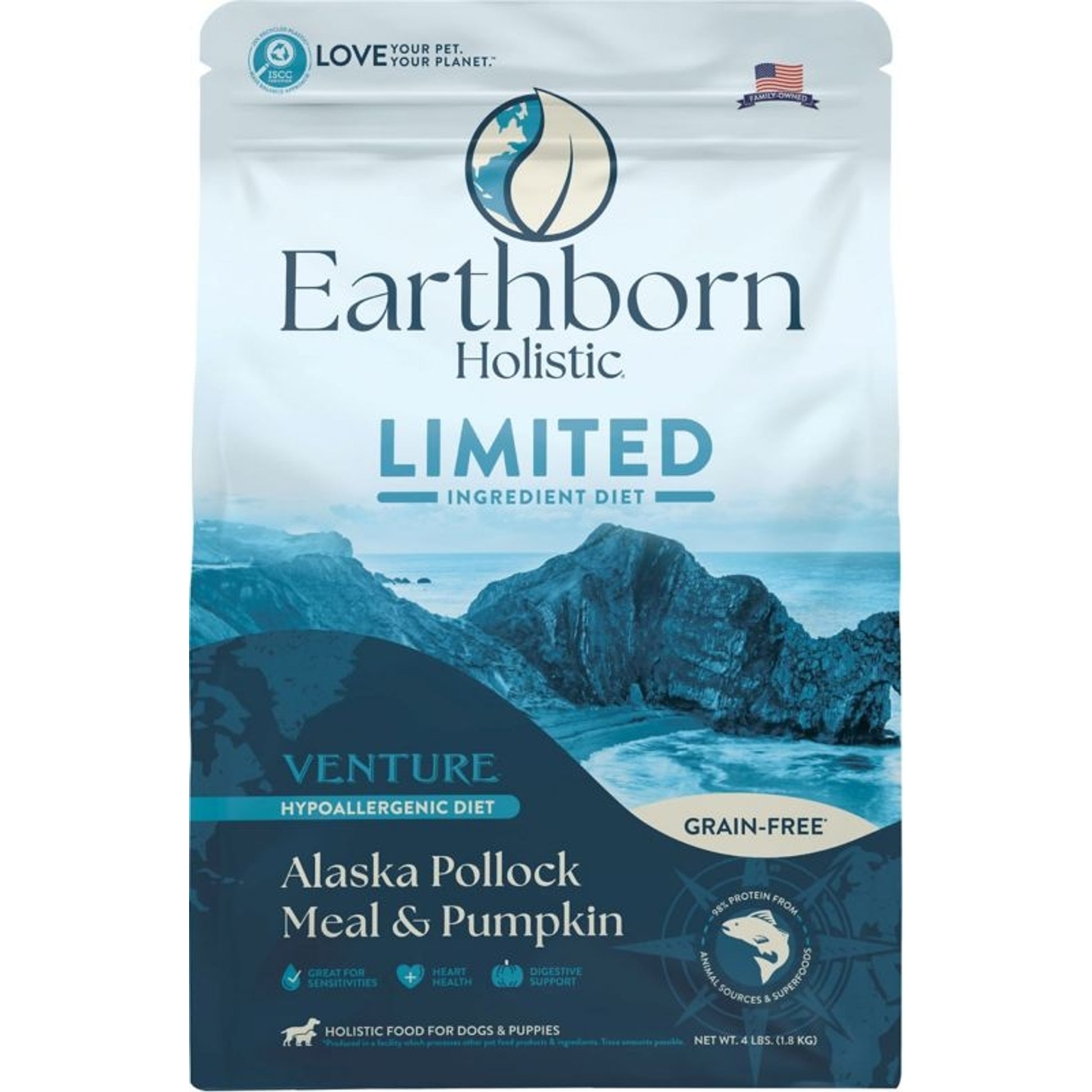 EARTHBORN HOLISTIC VENTURE LID GRAIN FREE DOG FOOD