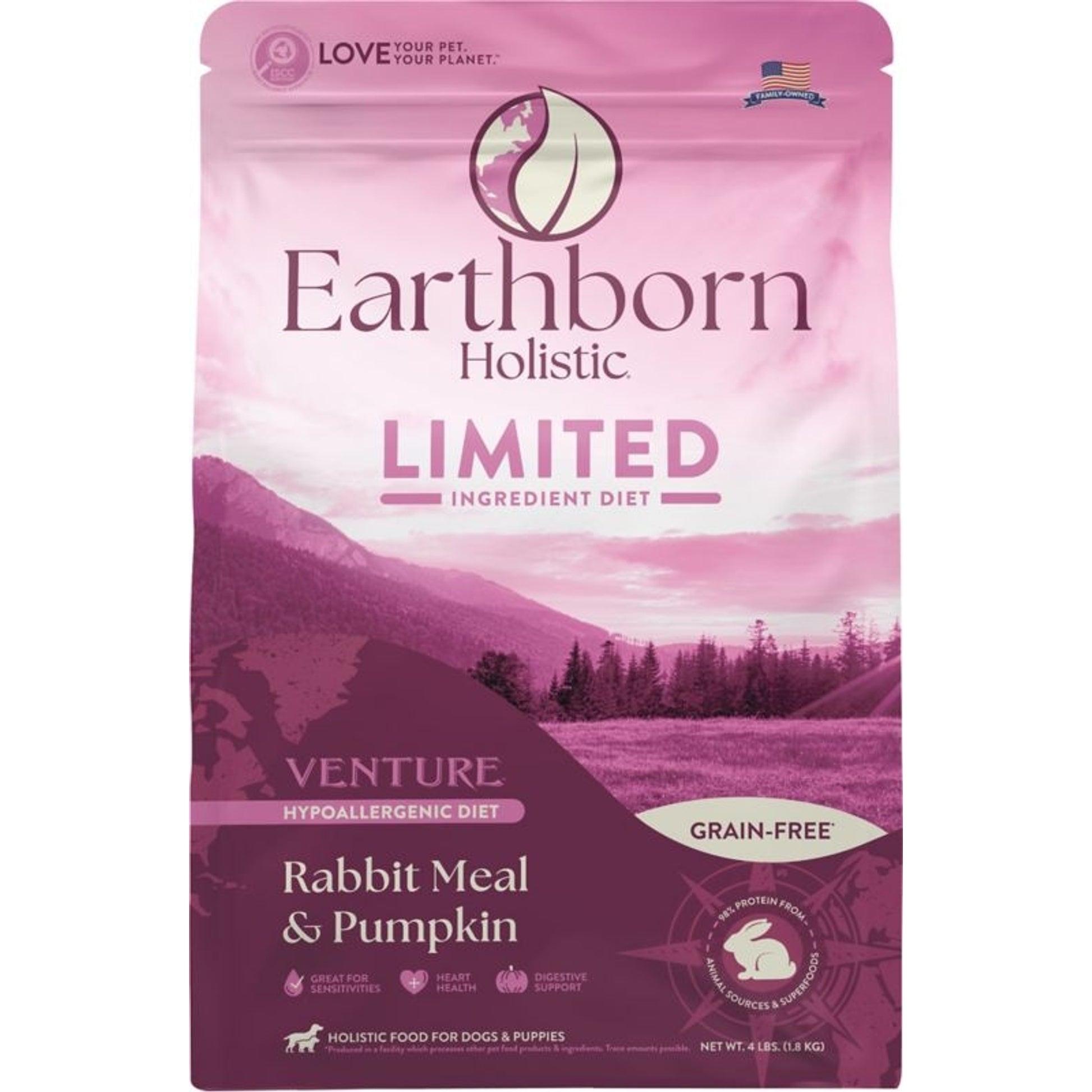 EARTHBORN HOLISTIC VENTURE LID GRAIN FREE DOG FOOD