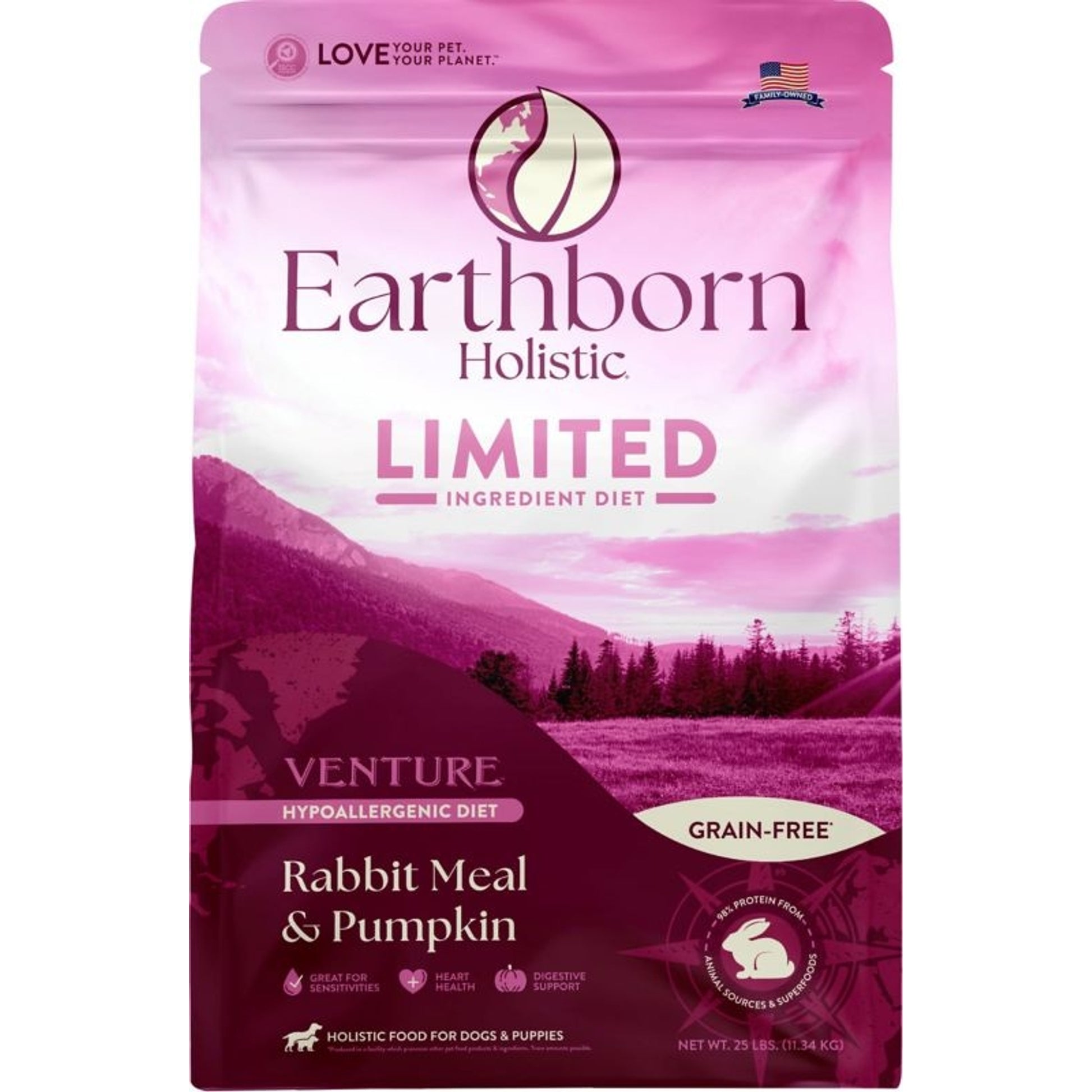 EARTHBORN HOLISTIC VENTURE LID GRAIN FREE DOG FOOD