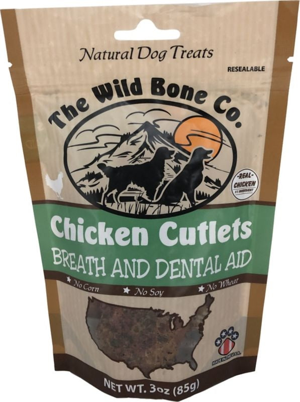 Chicken Cutlets Dog Treat Breath And Dental Aid - Chicken Cutlets Dental 2.75Oz