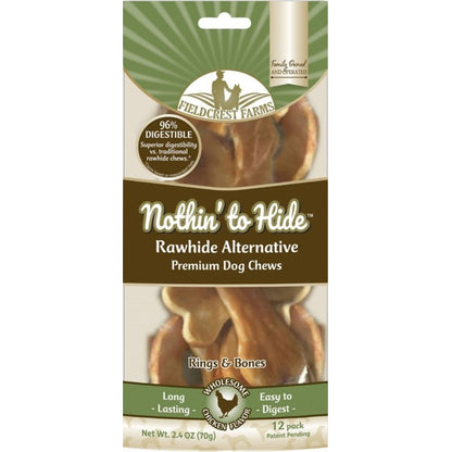 Fieldcrest Farms Nothin' To Hide Rawhide Alternative Rings & Bones