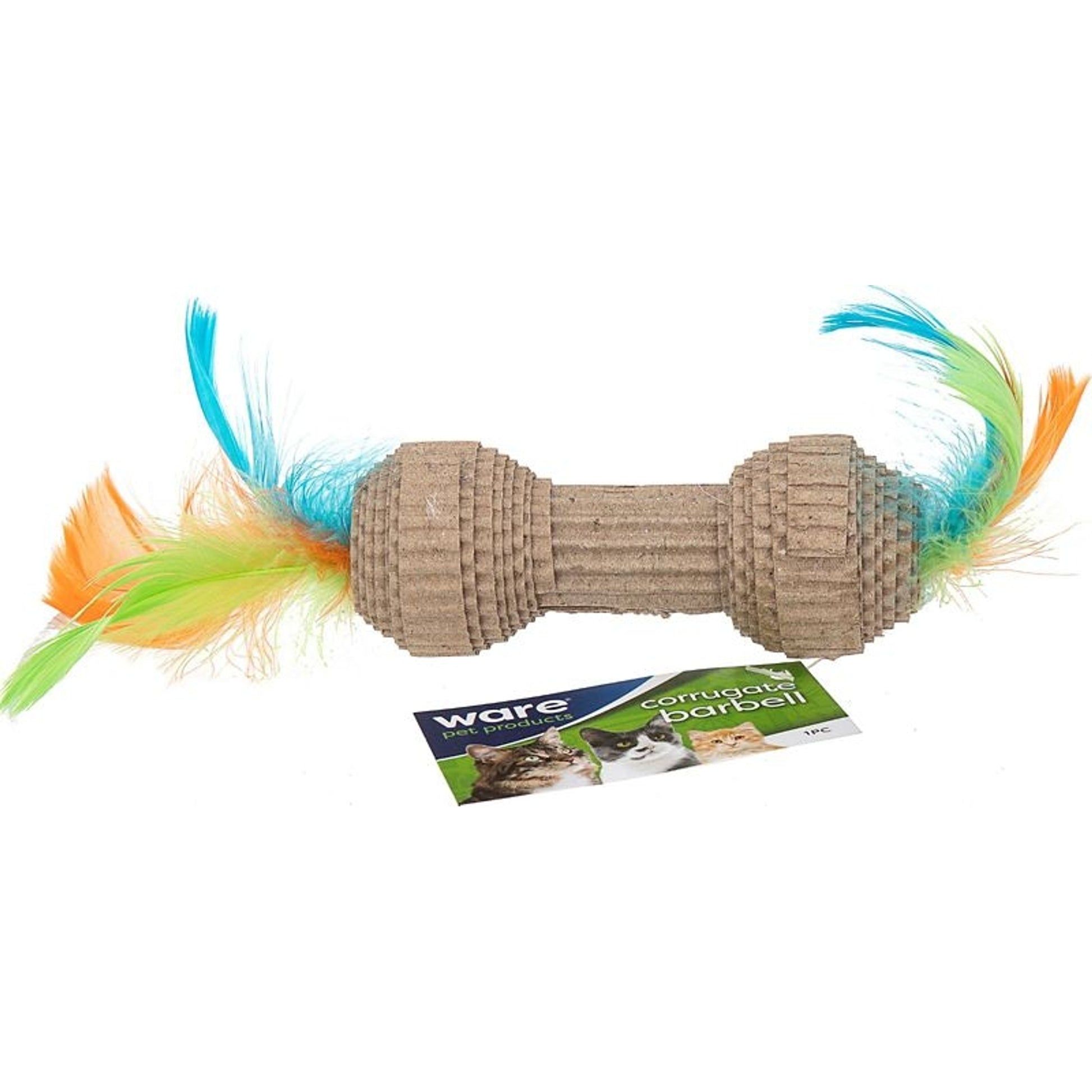 BARBELL CORRUGATE TOY