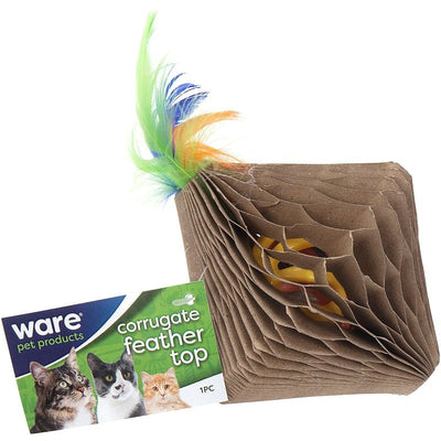 FEATHER TOP CORRUGATE TOY